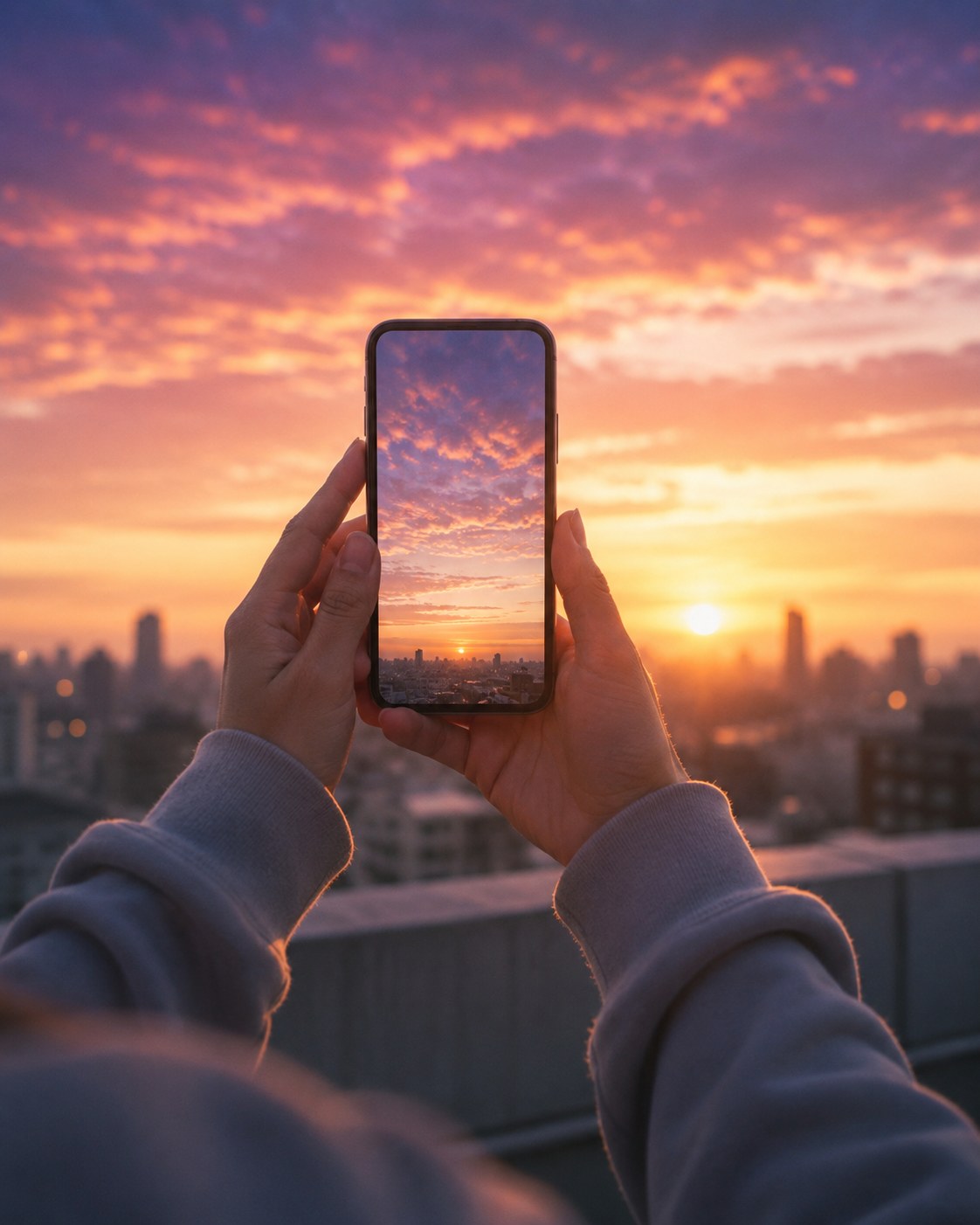 Capturing the sunrise on a phone